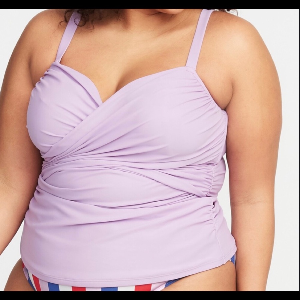 Old navy Wrap-front Secret slim plus size tankini